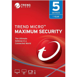 Trend Micro Maximum Security 5 Devices 1 Year Key GLOBAL
