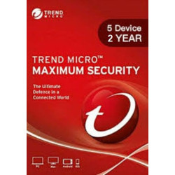 Trend Micro Maximum Security 5 Devices 2 Years Key GLOBAL