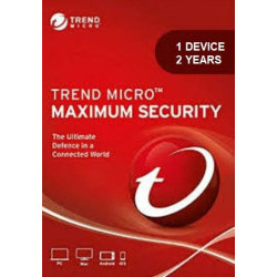 Trend Micro Maximum Security 1 Device 2 Years Key GLOBAL