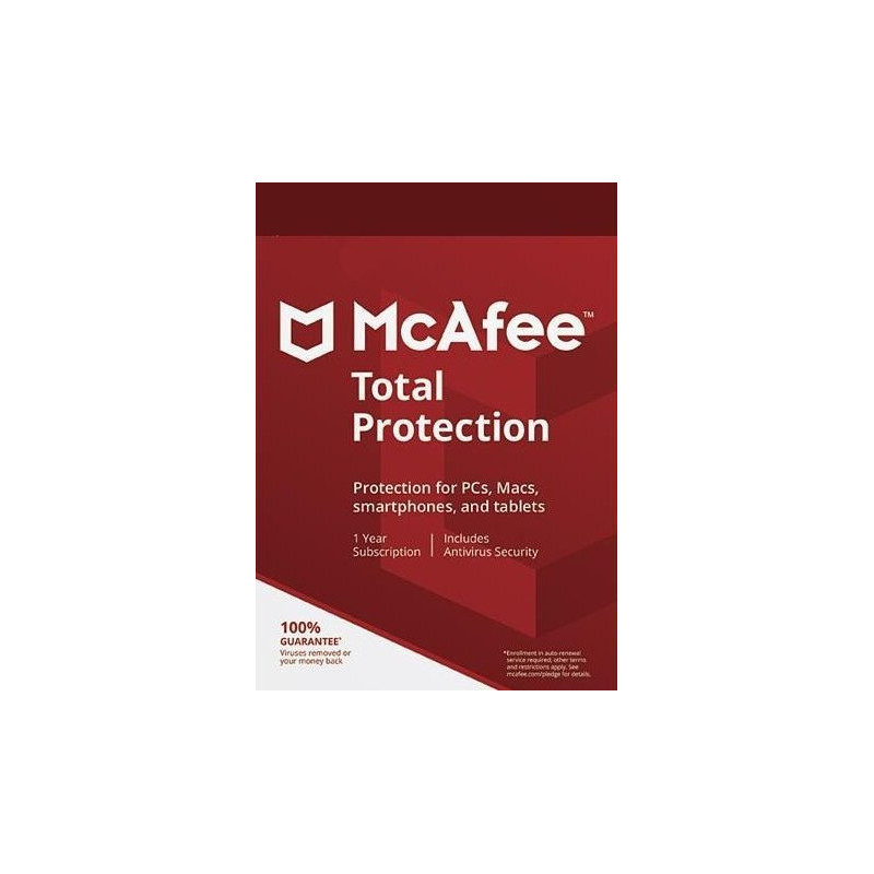 McAfee Total Protection 1 Device 1 Year Global McAfee Total Protection 1 Device 1 Year Global